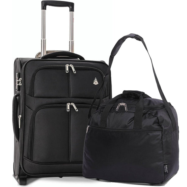 Aerolite Easyjet Large Cabin British Airways Jet2 Maximum Soft Shell Cabin Suitcase &amp Easyjet Max Holdall