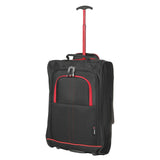 5 Cities Set of 2 21" (55x35x20cm) Lightweight Cabin Hand Luggage Trolley, Fits easyJet(Plus/Flexi/Large Cabin), Ryanair (Priority) Cabin Restrictions, 2 Years Of Warranty