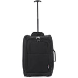 5 Cities 21" (55x35x20cm) Lightweight Cabin Hand Luggage Trolley, Fits easyJet(Plus/Flexi/Large Cabin), Ryanair (Priority) Cabin Restrictions, 2 Years Of Warranty