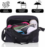 AEROLITE (40x30x15cm) British Airways Maximum New and Improved 2025, Also Approved For EasyJet/SAS/TAP & Many More, Cabin Luggage Under Seat Flight Bag, Black