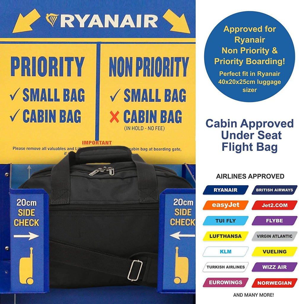 Aerolite Ryanair Maximum Allowance 40L - Maleta de Viaje con 2