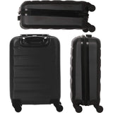 Aerolite Lightweight Hard Shell Suitcase Luggage 4 Wheels with Built in Combination Lock (25"& 29"), Black