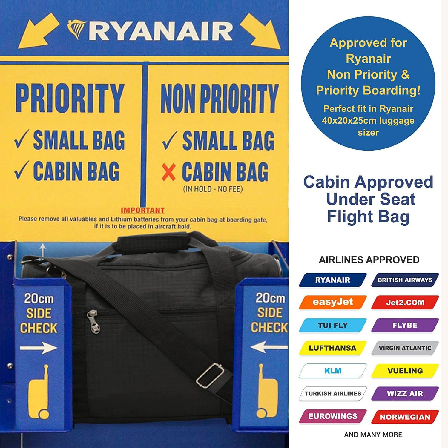 Ryanair 2024 Baggage Allowance - Everything you need to know – Antler EU