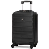 Aerolite 55cm Lightweight Hard Shell 4 Wheel Cabin Suitcase (55x35x20cm) , Approved for Ryanair (Priority), easyJet (plus/flexi), British Airways, Virgin Atlantic, and More