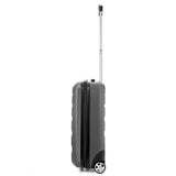 Aerolite (55x40x20cm) Lightweight Hard Shell Cabin Hand Luggage and 5 Cities (35x20x20cm) Black Holdall