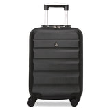 Aerolite 55cm Lightweight Hard Shell 4 Wheel Cabin Suitcase (55x35x20cm) , Approved for Ryanair (Priority), easyJet (plus/flexi), British Airways, Virgin Atlantic, and More