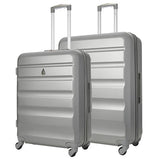 Aerolite Lightweight Hard Shell Suitcase Luggage Set (Medium + Large)