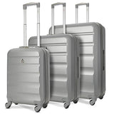 Aerolite Hard Shell Suitcase Complete Luggage Set (Cabin + Medium + Large Hold Luggage Suitcase)