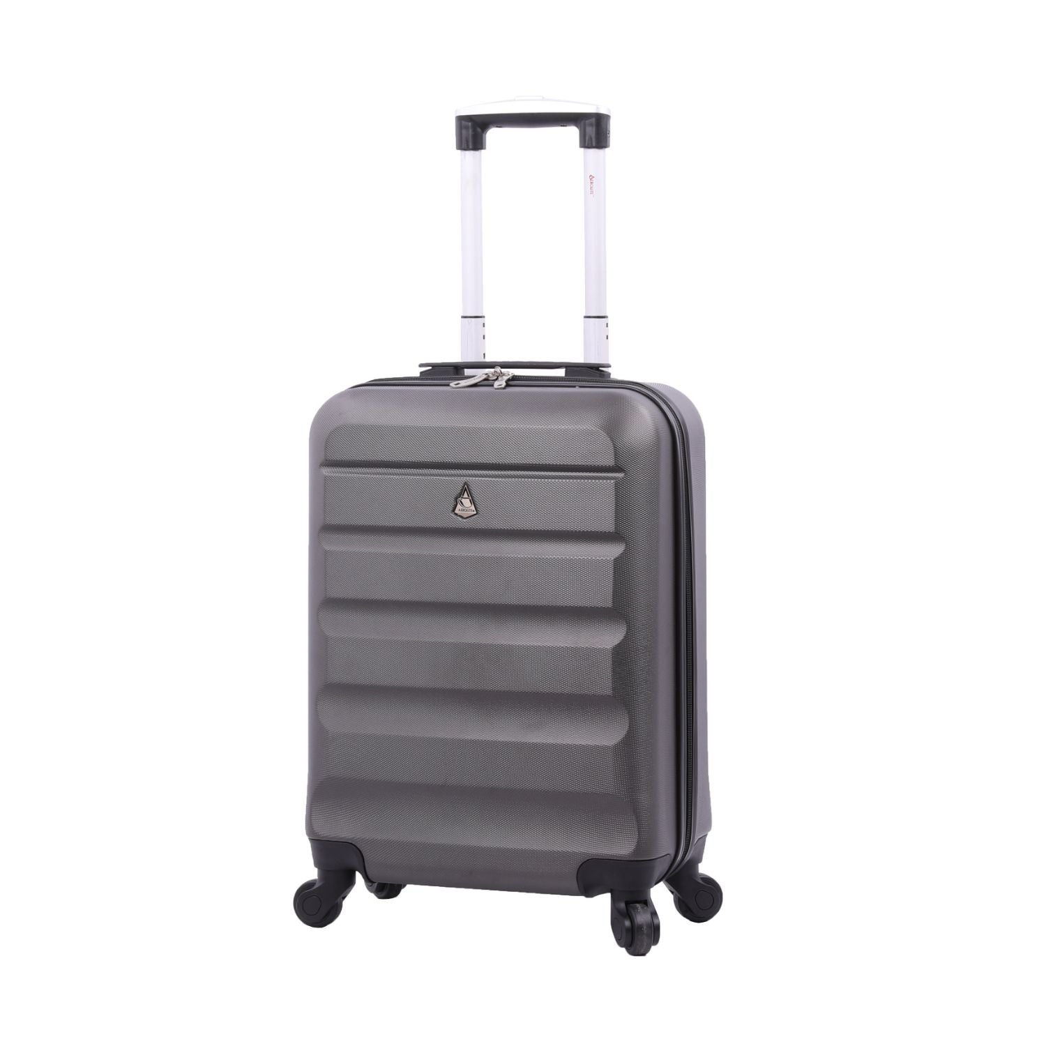 Aerolite 55x38x20cm Emirates Max Size Hard Shell Carry On Hand Cabin Luggage Suitcase 55x38x20 with 4 Wheels,Also Fits Many Other Airlines