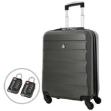 Aerolite (55x40x20cm) Lightweight Hard Shell Cabin Hand Luggage with TSA Padlock | 4 Wheels