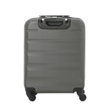 Aerolite (55x40x20cm) Lightweight Hard Shell Cabin Hand Luggage and Grey Neck Pillow | 4 Wheels
