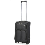 Aerolite (55x35x20cm) Lightweight Cabin Hand Luggage Black and Luggage Scales | 2 Wheels