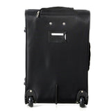 Aerolite (55x35x20cm) Lightweight Cabin Hand Luggage Black and (35x20x20cm) 5 Cities Black Holdall | 2 Wheels