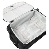 Aerolite (55x40x20cm) Lightweight Cabin Hand Luggage with Grey Neck Pillow | 2 Wheels