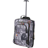 5 Cities 21" (55x35x20cm) Lightweight Cabin Hand Luggage Trolley, Fits easyJet(Plus/Flexi/Large Cabin), Ryanair (Priority) Cabin Restrictions, 2 Years Of Warranty