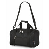 5 Cities (55x40x20cm) Lightweight Cabin Hand Luggage and (35x20x20cm) Holdall Flight Bag (x4 Set)