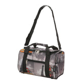 5 Cities (55x35x20cm) Lightweight Cabin Hand Luggage and (35x20x20cm) Holdall Flight Bag (Black + Cities)