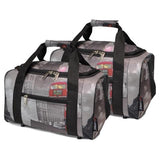 5 Cities (35x20x20cm) Hand Luggage Holdall Flight Bag (x2 Set)