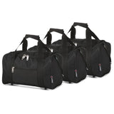 5 Cities (35x20x20cm) Hand Luggage Holdall Flight Bag (x3 Set)