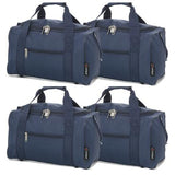 5 Cities (35x20x20cm) Hand Luggage Holdall Flight Bag (x4 Set)