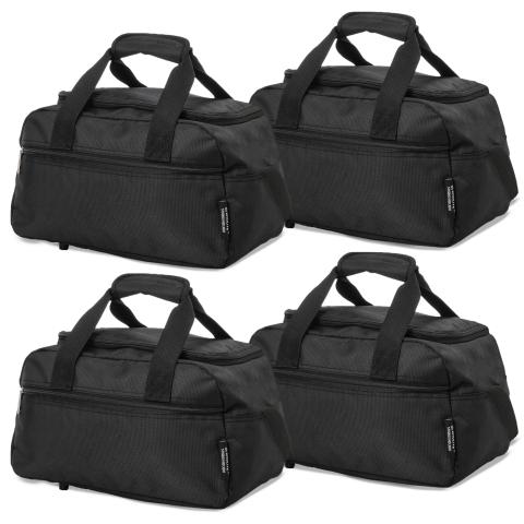 Aerolite 35x20x20cm Hand Luggage Holdall Bag x4 Set