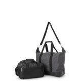 5 Cities (55x40x20cm) and Aerolite (35x20x20cm) Hand Luggage Shoulder Holdall Bags Bundle (x4 Set)