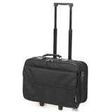 5 Cities Cabin Approved Laptop Bag Roller Case Briefcase (43x36x20cm), For Laptops up to 17