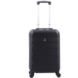 Aerolite 55x35x25cm Hard Shell Carry On Hand Cabin Luggage Suitcase with 4 Wheels, Max Size for Air Europa Air France Alitalia KLM & Transavia