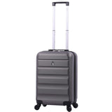 Aerolite 55x35x25cm Hard Shell Carry On Hand Cabin Luggage Suitcase with 4 Wheels, Max Size for Air Europa Air France Alitalia KLM & Transavia