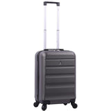 Aerolite 55x35x25cm Hard Shell Carry On Hand Cabin Luggage Suitcase with 4 Wheels, Max Size for Air Europa Air France Alitalia KLM & Transavia