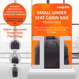 Aerolite easyJet Maximum (45x36x20cm) New and Improved 2023  Size Holdall Cabin Luggage Under Seat Flight Bag, 5 Years Of Warranty