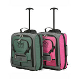 MiniMAX (45x35x20cm) Childrens Luggage Carry On Suitcase with Backpack and Pouch with 2-Years of Warranty