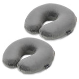 Aerolite Travel Pillow Neck Memory Foam Cushion (x2 Set)