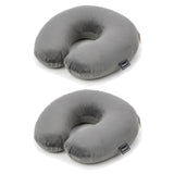 Aerolite Travel Pillow Neck Memory Foam Cushion (x2 Set)