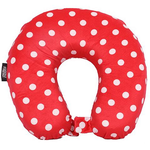 Travel Pillow Neck Memory Foam Cushion Polka Dots