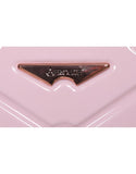 Aerolite Premium Hard Shell Hand Luggage Set (Medium + Large) - Floral Pink
