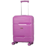Aerolite Premium Hard Shell Cabin Hand Luggage Set with Built In TSA Combination Lock (Cabin + Large)