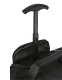 5 Cities (55x35x20cm) Lightweight Cabin Hand Luggage and (35x20x20cm) Holdall Flight Bag (Black + Navy)