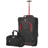 5 Cities (55x35x20cm) Lightweight Cabin Hand Luggage and (35x20x20cm) Holdall Flight Bag