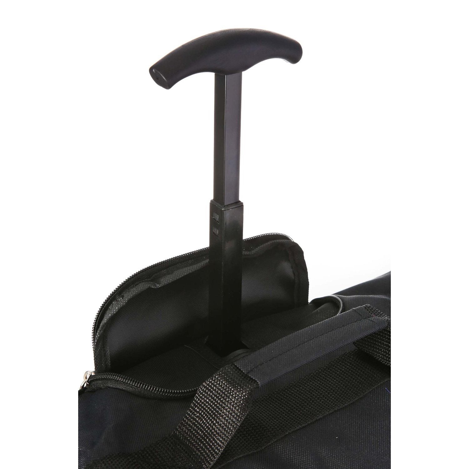 5 Cities (55x35x20cm) Lightweight Cabin Hand Luggage Set (Black + Black Watermelon)