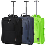 5 Cities 21" (55x35x20cm) Lightweight Cabin Hand Luggage (x3 Set), Approved For Ryanair Priority, easyJet Plus, BA