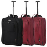 5 Cities 21" (55x35x20cm) Lightweight Cabin Hand Luggage (x3 Set), Approved For Ryanair Priority, easyJet Plus, BA