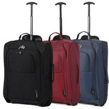 5 Cities 21" (55x35x20cm) Lightweight Cabin Hand Luggage (x3 Set), Approved For Ryanair Priority, easyJet Plus, BA