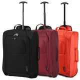 5 Cities 21" (55x35x20cm) Lightweight Cabin Hand Luggage (x3 Set), Approved For Ryanair Priority, easyJet Plus, BA