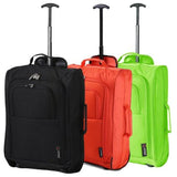 5 Cities 21" (55x35x20cm) Lightweight Cabin Hand Luggage (x3 Set), Approved For Ryanair Priority, easyJet Plus, BA