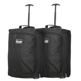 5 Cities (55x40x20cm) Lightweight Cabin Hand Luggage (x2 Set)