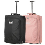 5 Cities (55x40x20cm) Lightweight Cabin Hand Luggage (x2 Set)