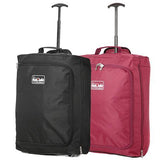 5 Cities (55x40x20cm) Lightweight Cabin Hand Luggage (x2 Set)