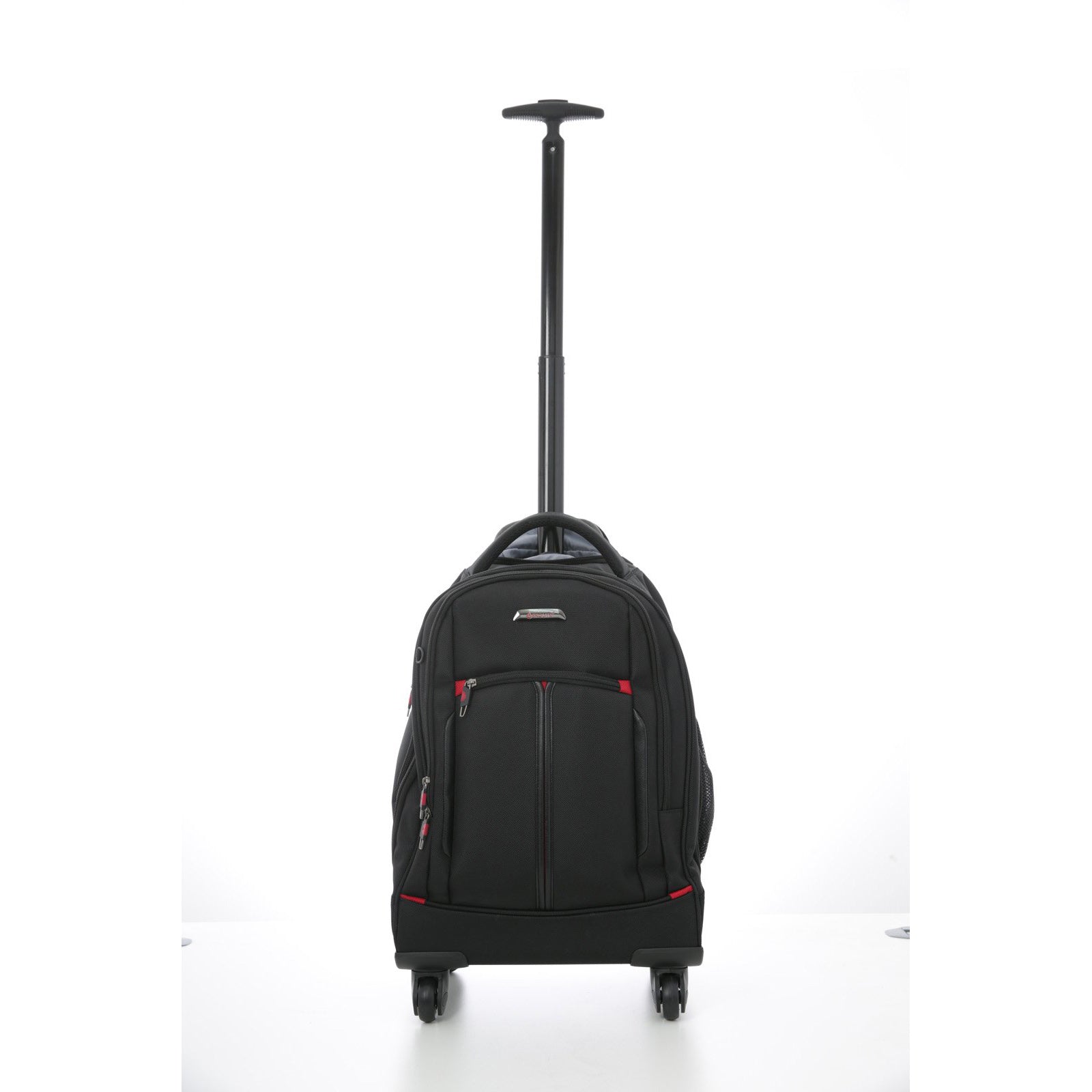 Aerolite (55x35x23cm) Executive 4 Wheel Mobile Trolley Backpack Business Hand Cabin Luggage (x2 Set)