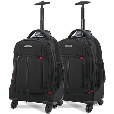 Aerolite (55x35x23cm) Executive Wheel Mobile Trolley Backpack